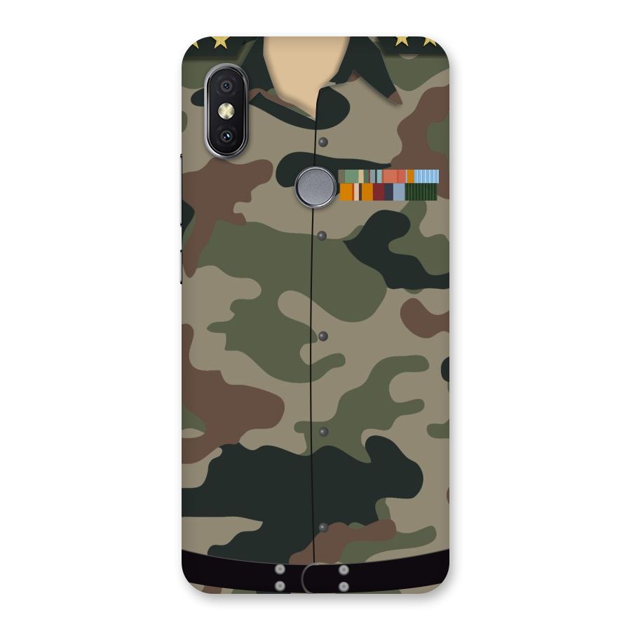 Army Uniform Back Case for Redmi Y2