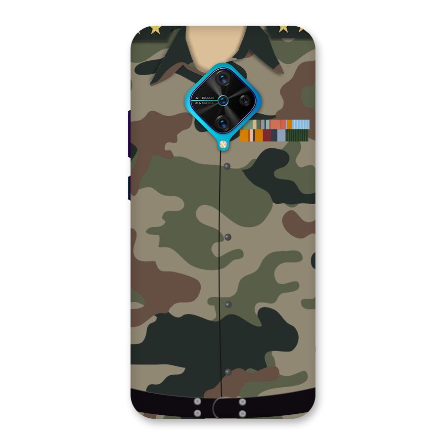Army Uniform Back Case for Vivo S1 Pro