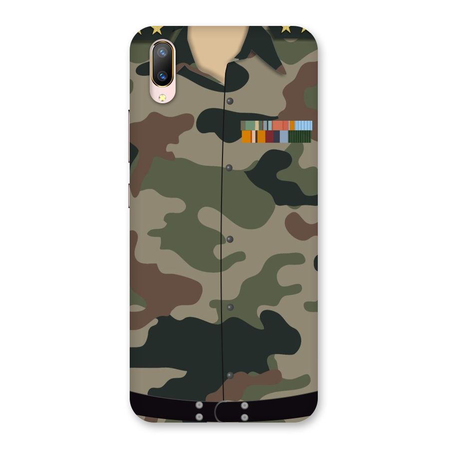 Army Uniform Back Case for Vivo V11 Pro