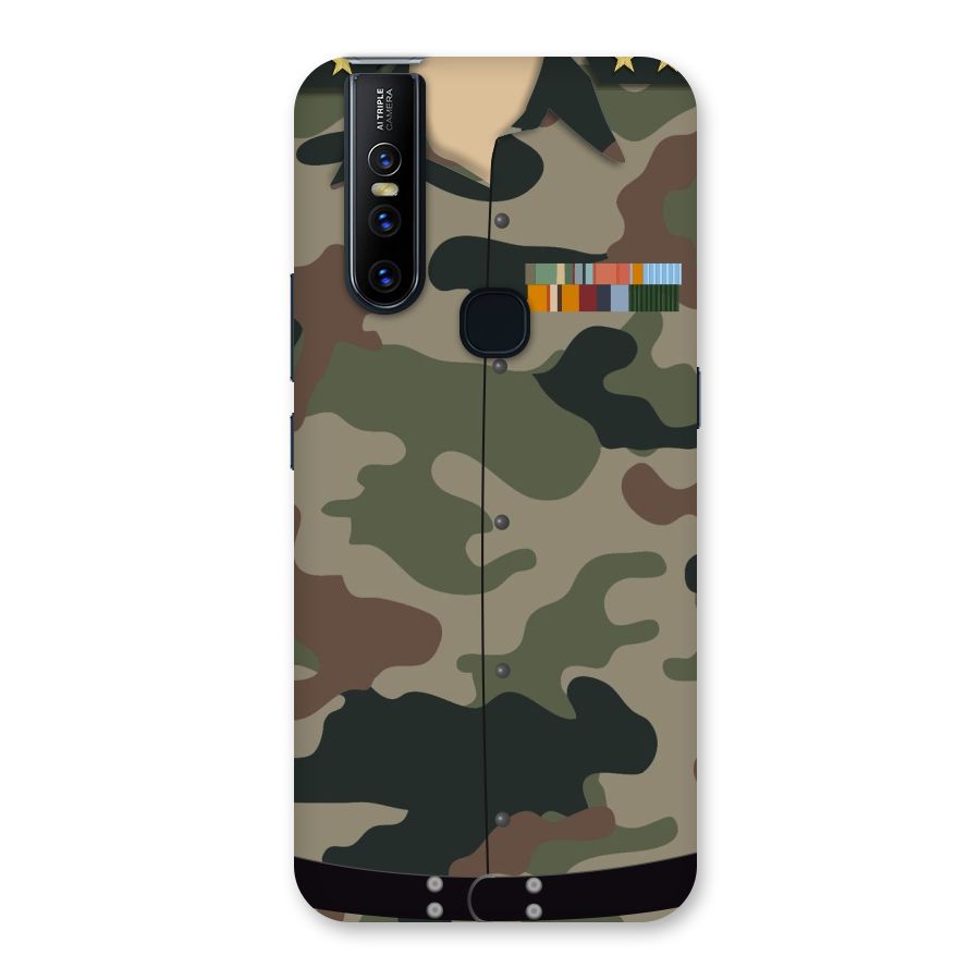 Army Uniform Back Case for Vivo V15