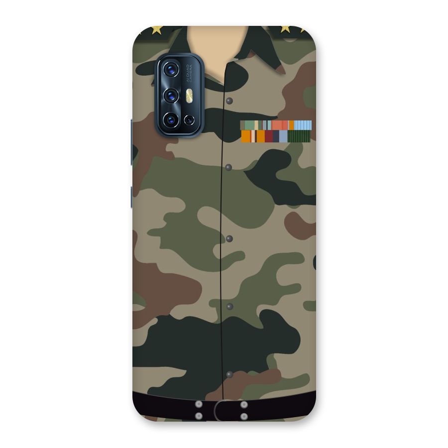 Army Uniform Back Case for Vivo V17