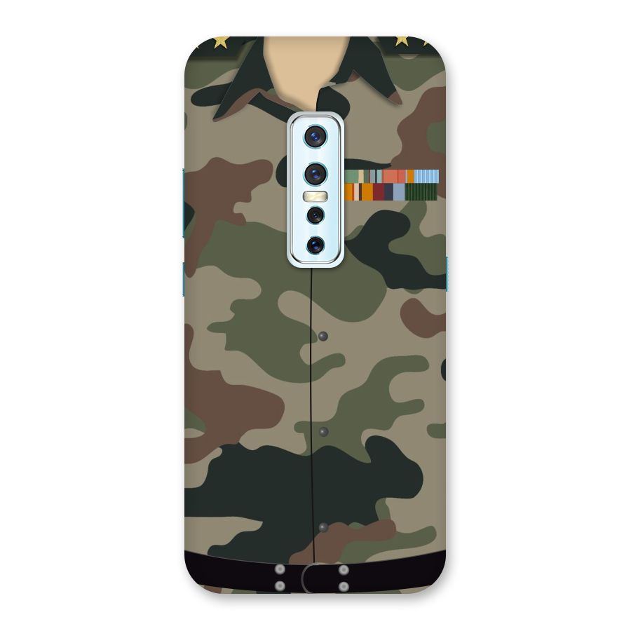 Army Uniform Back Case for Vivo V17 Pro