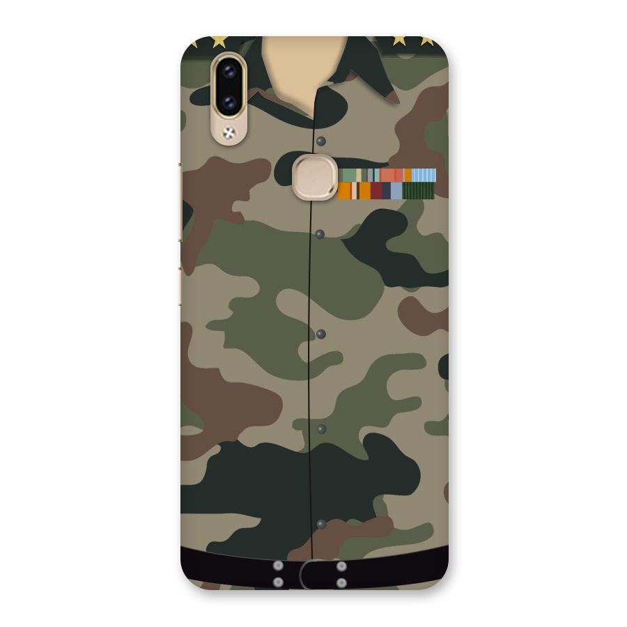 Army Uniform Back Case for Vivo V9 Youth