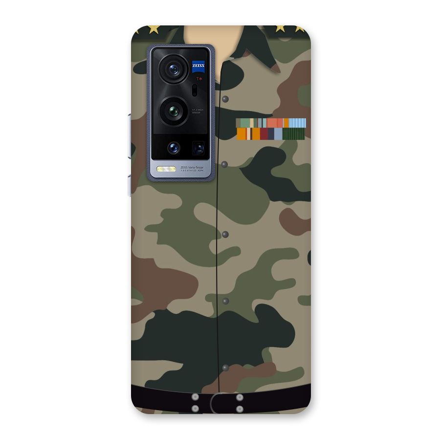 Army Uniform Back Case for Vivo X60 Pro Plus