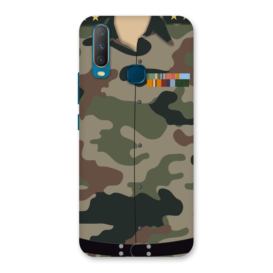 Army Uniform Back Case for Vivo Y12