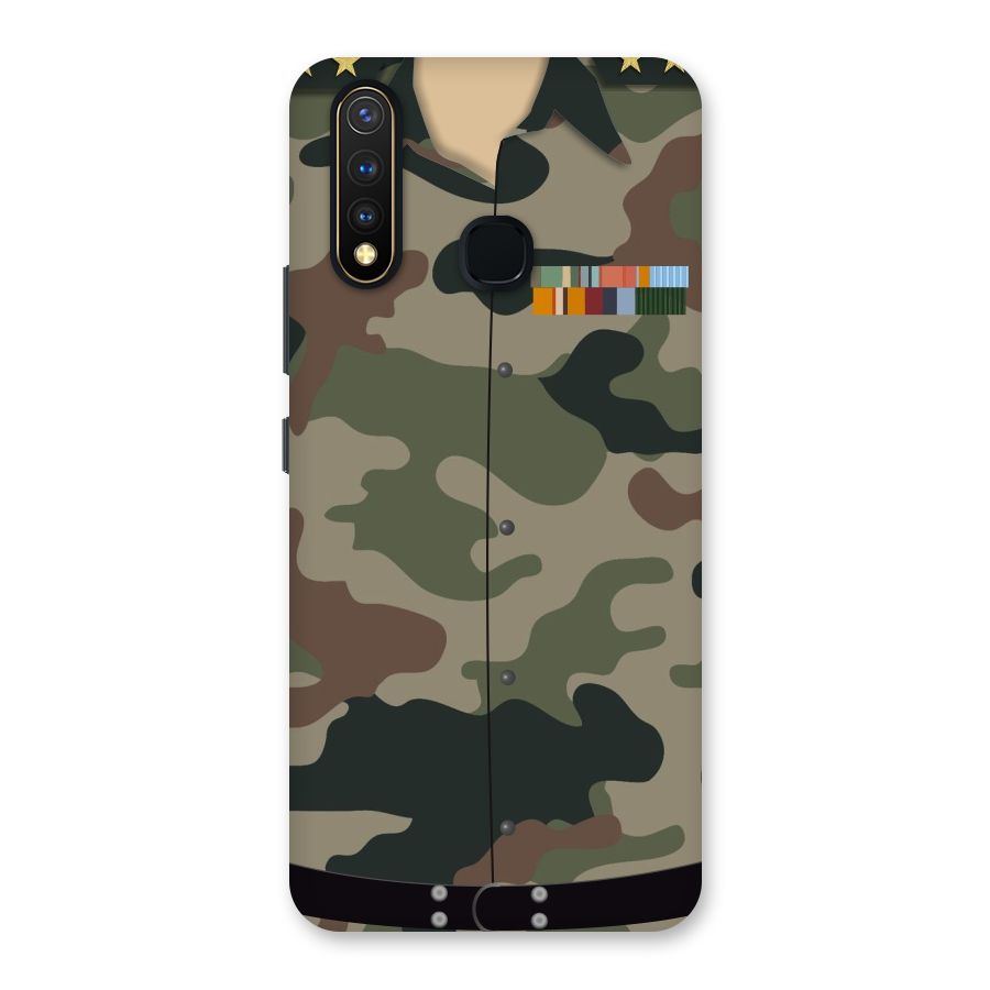 Army Uniform Back Case for Vivo Y19