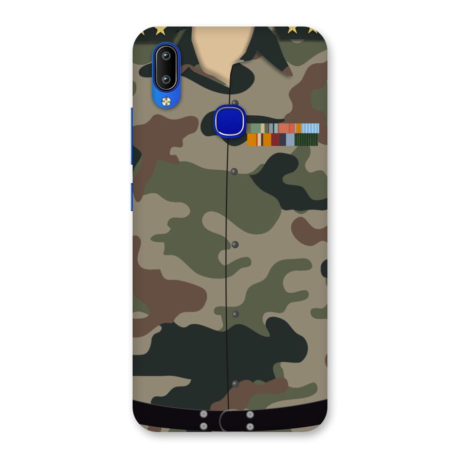 Army Uniform Back Case for Vivo Y91
