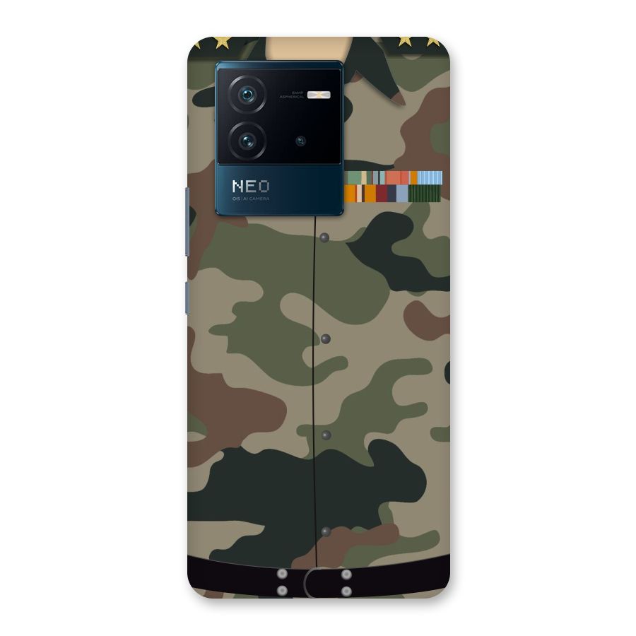 Army Uniform Back Case for Vivo iQOO Neo 6 5G