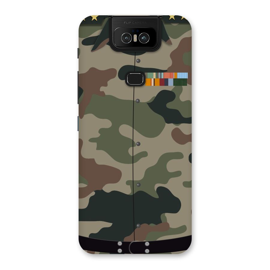 Army Uniform Back Case for Zenfone 6z