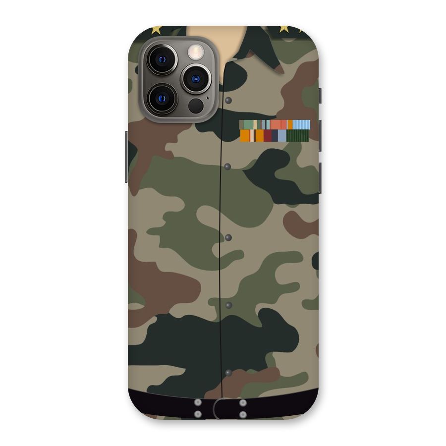 Army Uniform Back Case for iPhone 12 Pro