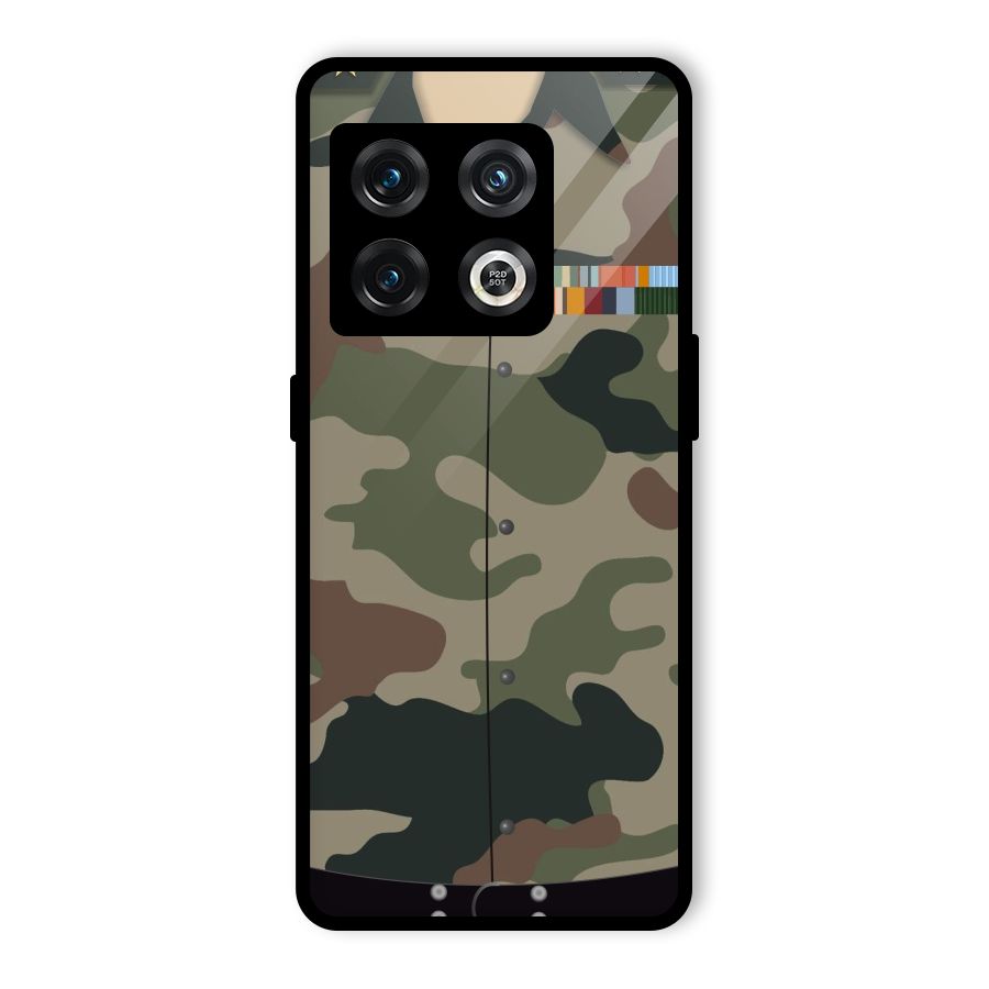 Army Uniform Glass Back Case for OnePlus 10 Pro 5G