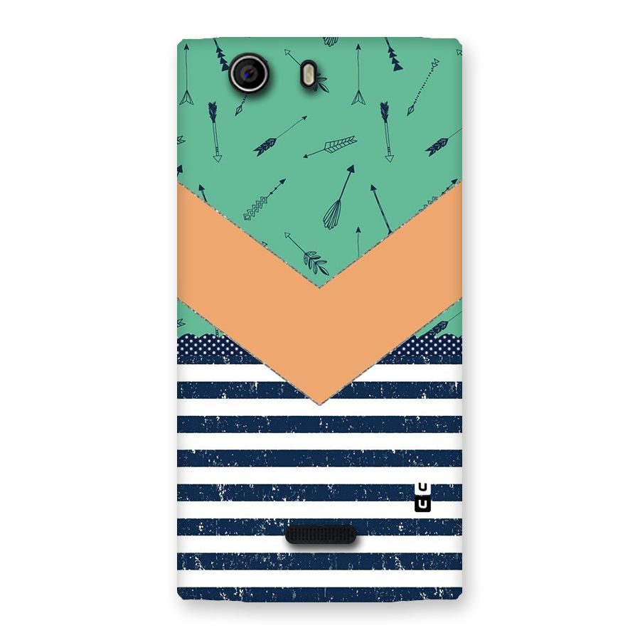 Arrows and Stripes Back Case for Canvas Nitro 2 E311