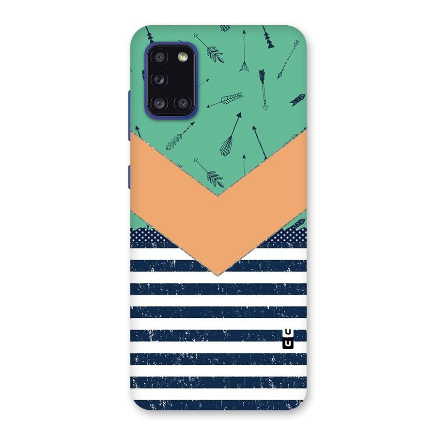 Arrows and Stripes Back Case for Galaxy A31