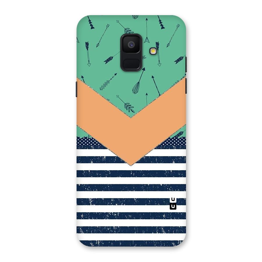 Arrows and Stripes Back Case for Galaxy A6 (2018)