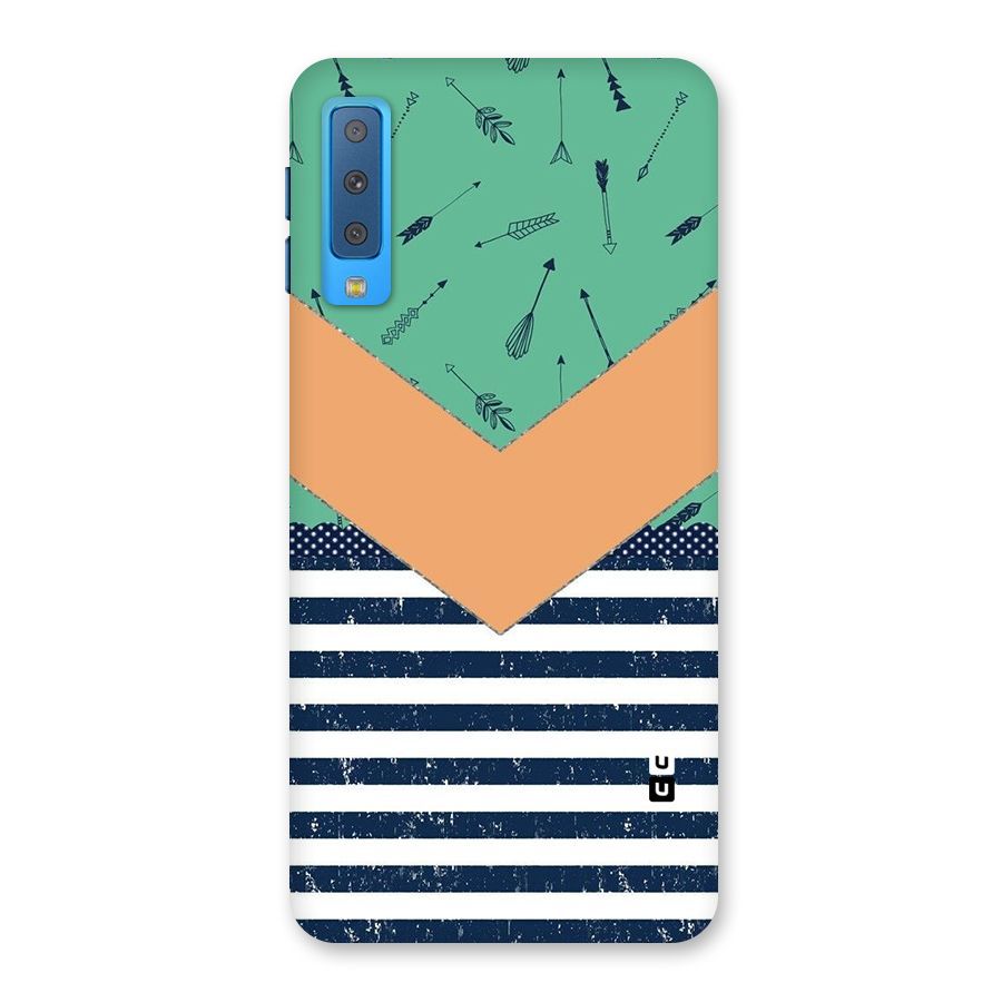 Arrows and Stripes Back Case for Galaxy A7 (2018)
