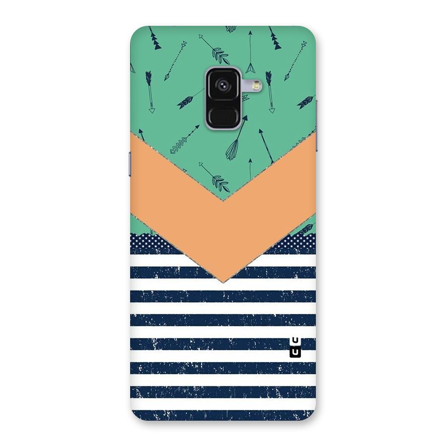 Arrows and Stripes Back Case for Galaxy A8 Plus