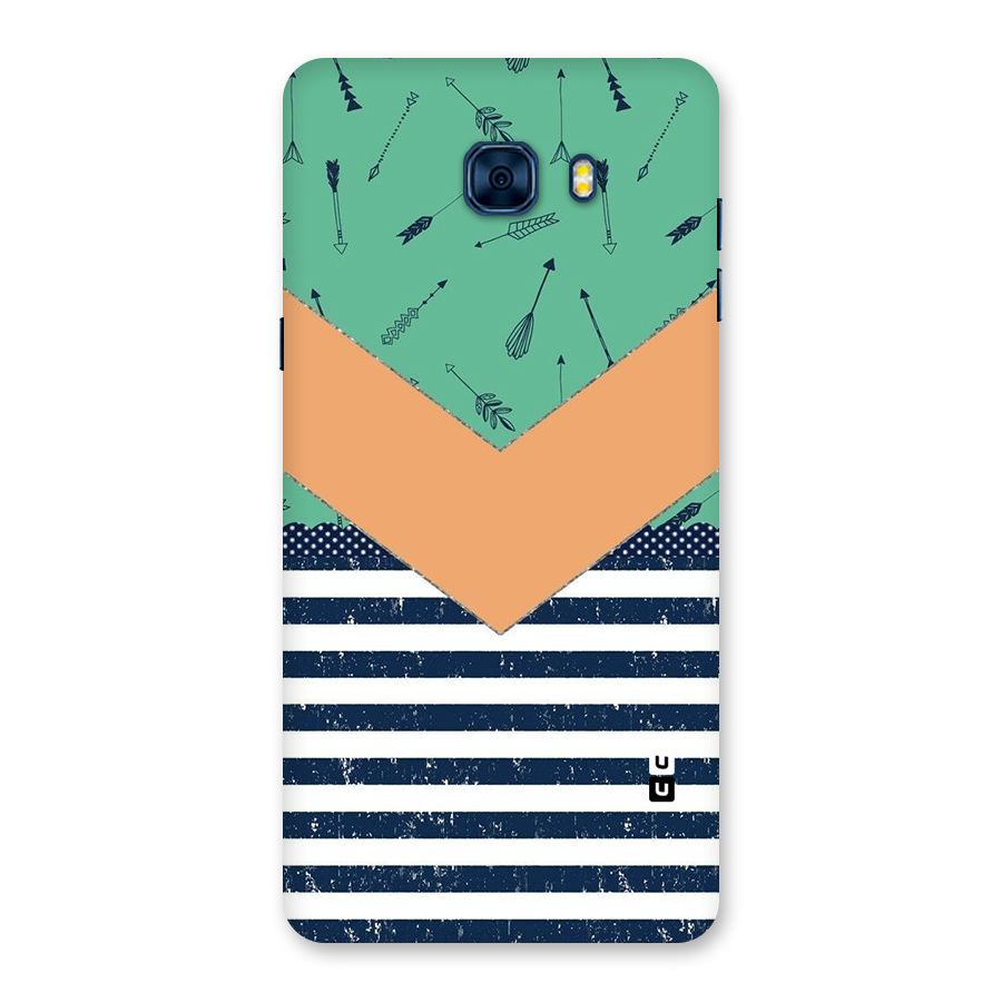 Arrows and Stripes Back Case for Galaxy C7 Pro
