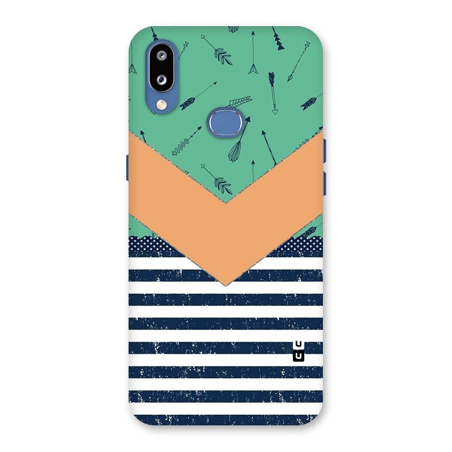 Arrows and Stripes Back Case for Galaxy M01s