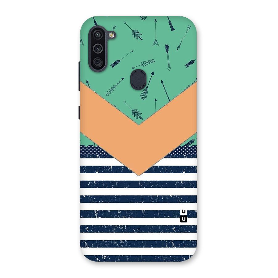 Arrows and Stripes Back Case for Galaxy M11