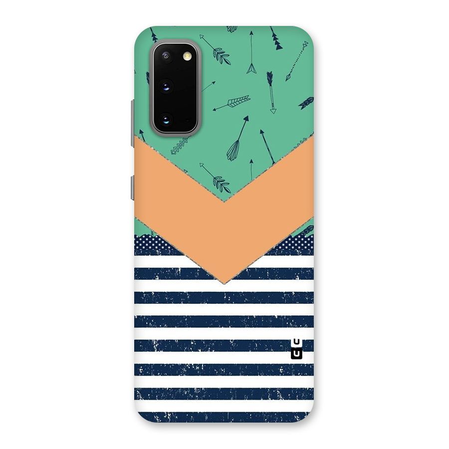 Arrows and Stripes Back Case for Galaxy S20