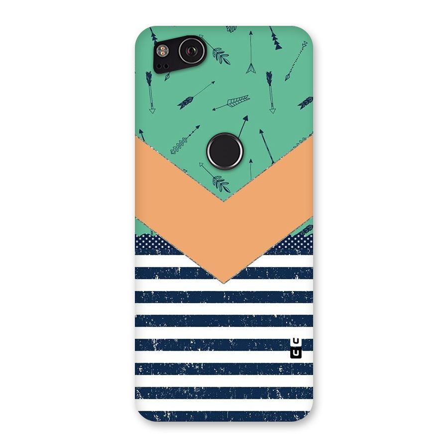 Arrows and Stripes Back Case for Google Pixel 2