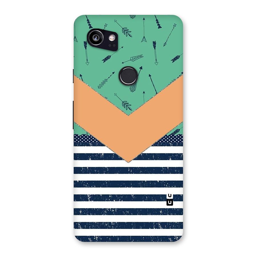 Arrows and Stripes Back Case for Google Pixel 2 XL