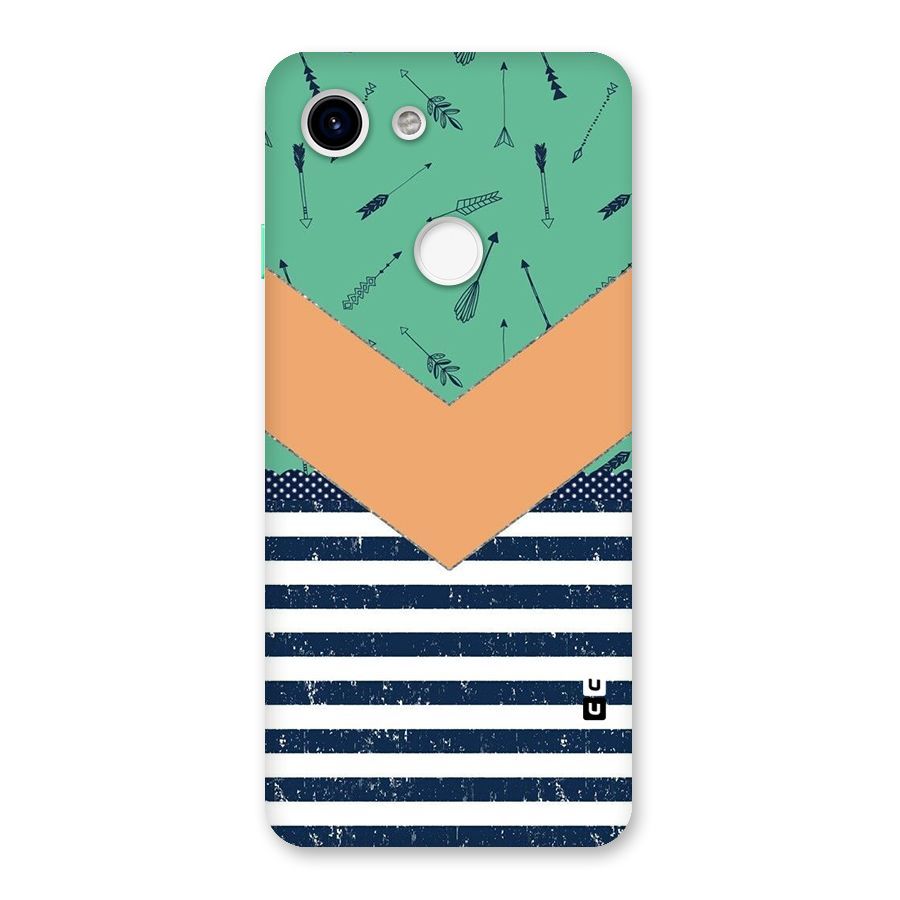 Arrows and Stripes Back Case for Google Pixel 3
