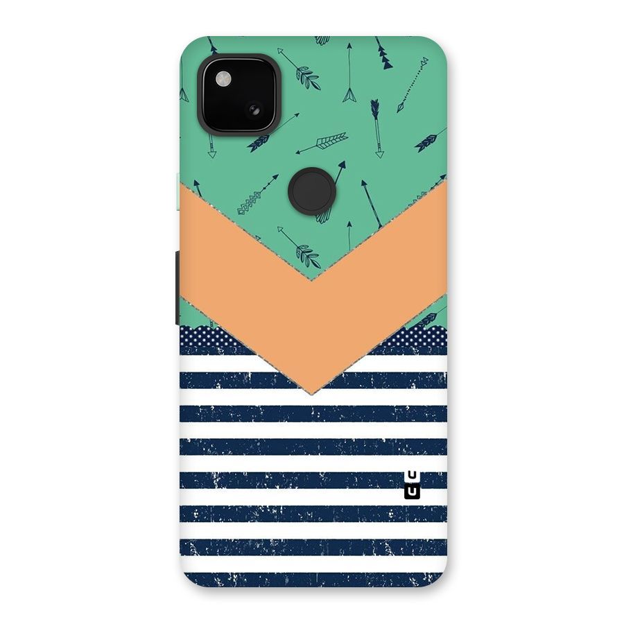 Arrows and Stripes Back Case for Google Pixel 4a