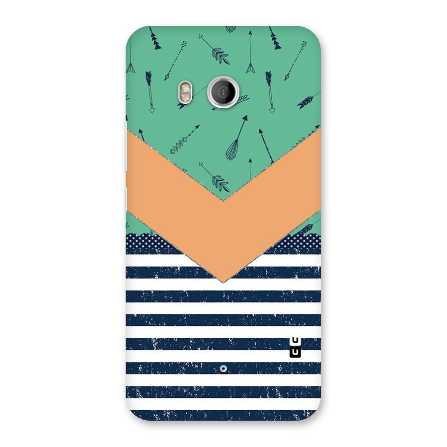 Arrows and Stripes Back Case for HTC U11