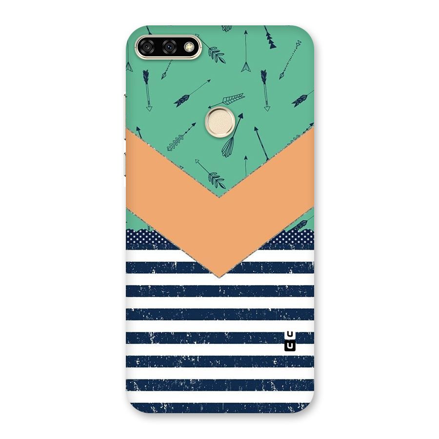 Arrows and Stripes Back Case for Honor 7A