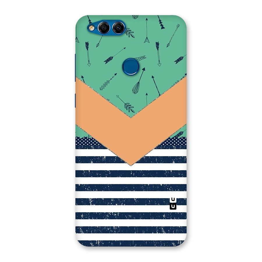 Arrows and Stripes Back Case for Honor 7X