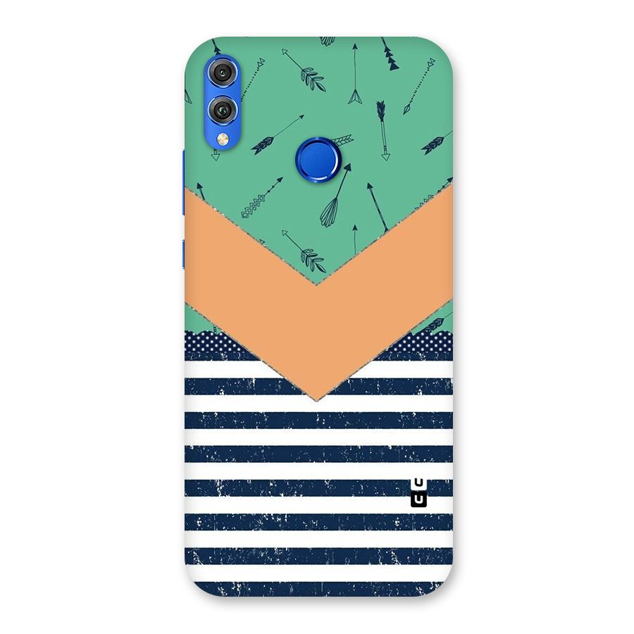 Arrows and Stripes Back Case for Honor 8X
