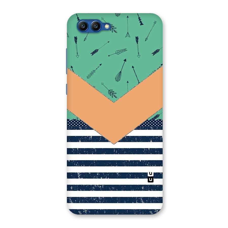Arrows and Stripes Back Case for Honor View 10