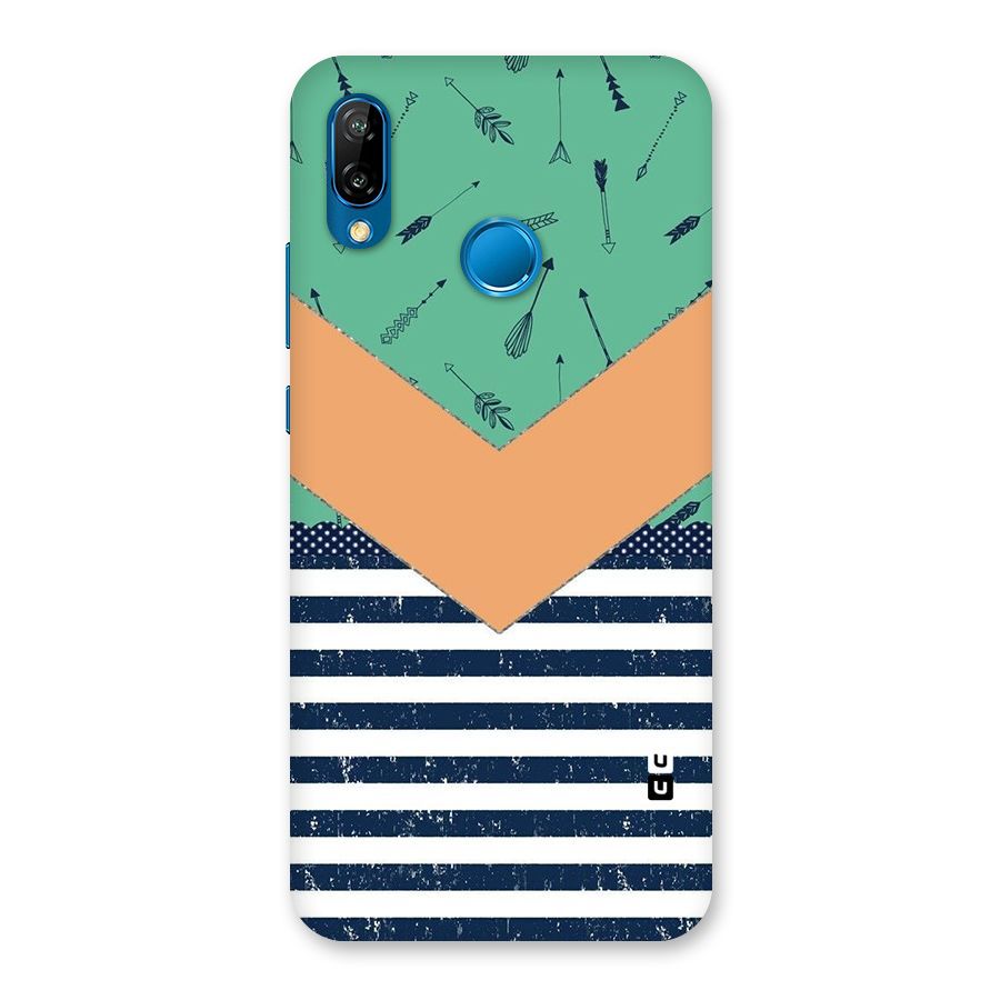 Arrows and Stripes Back Case for Huawei P20 Lite