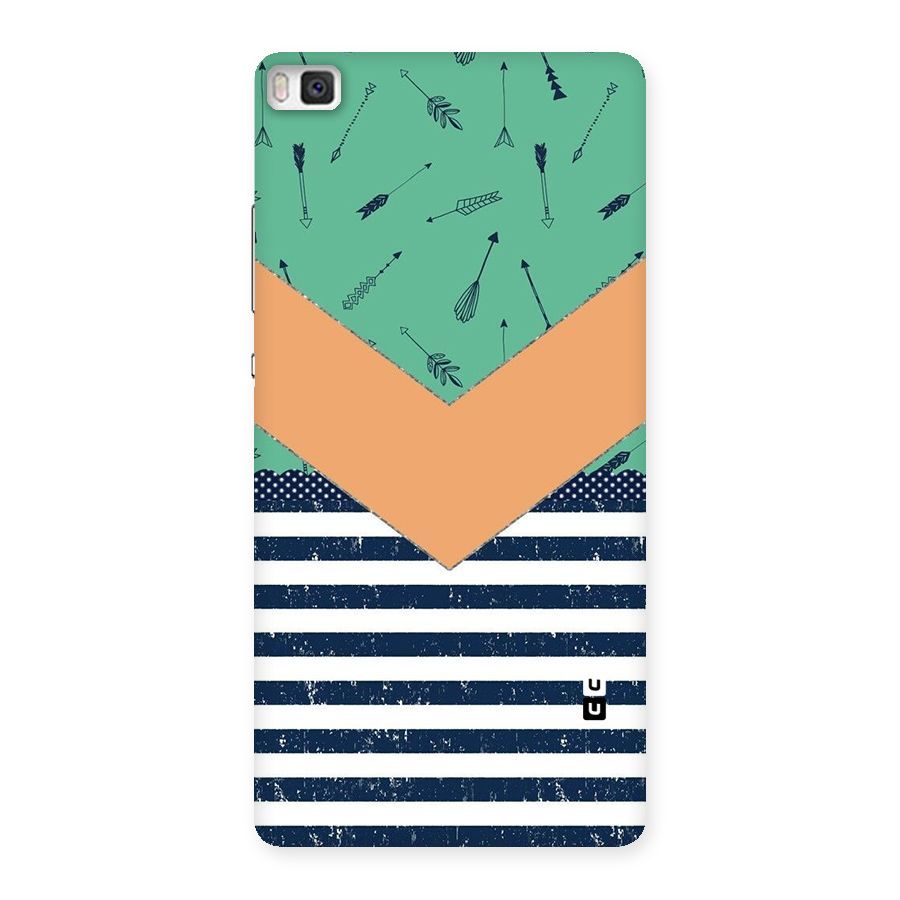 Arrows and Stripes Back Case for Huawei P8