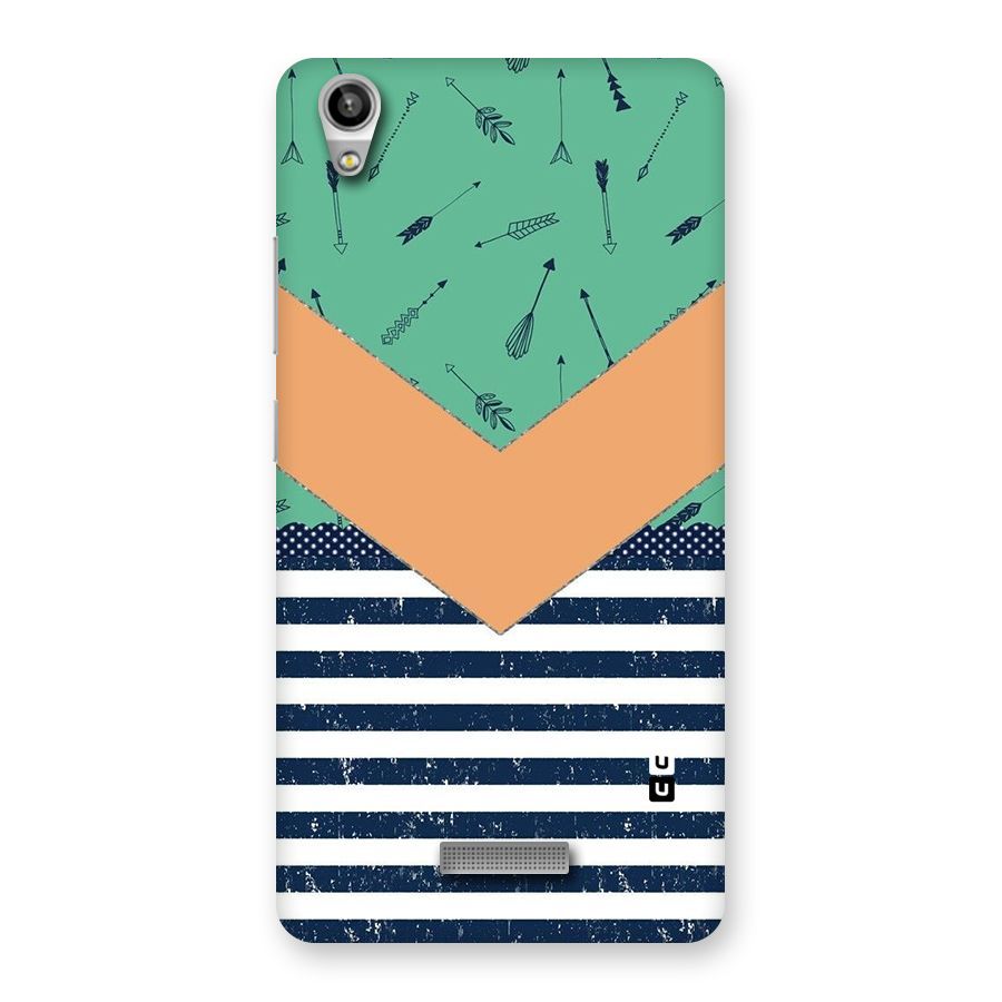 Arrows and Stripes Back Case for Lava-Pixel-V1