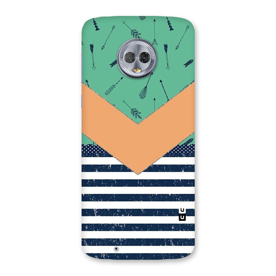 Arrows and Stripes Back Case for Moto G6