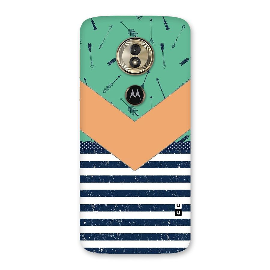 Arrows and Stripes Back Case for Moto G6 Play