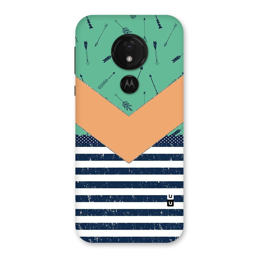 Arrows and Stripes Back Case for Moto G7 Power