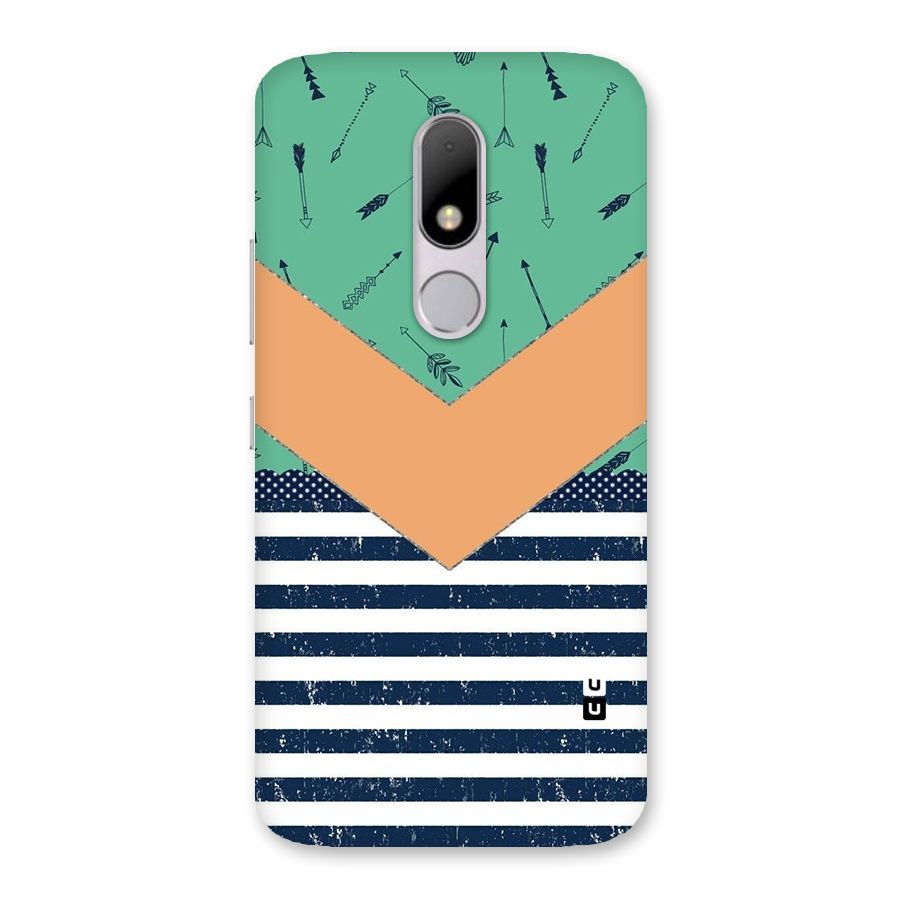 Arrows and Stripes Back Case for Moto M