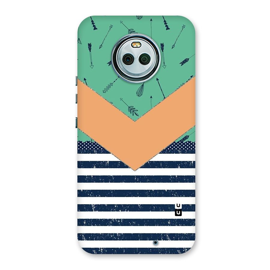 Arrows and Stripes Back Case for Moto X4