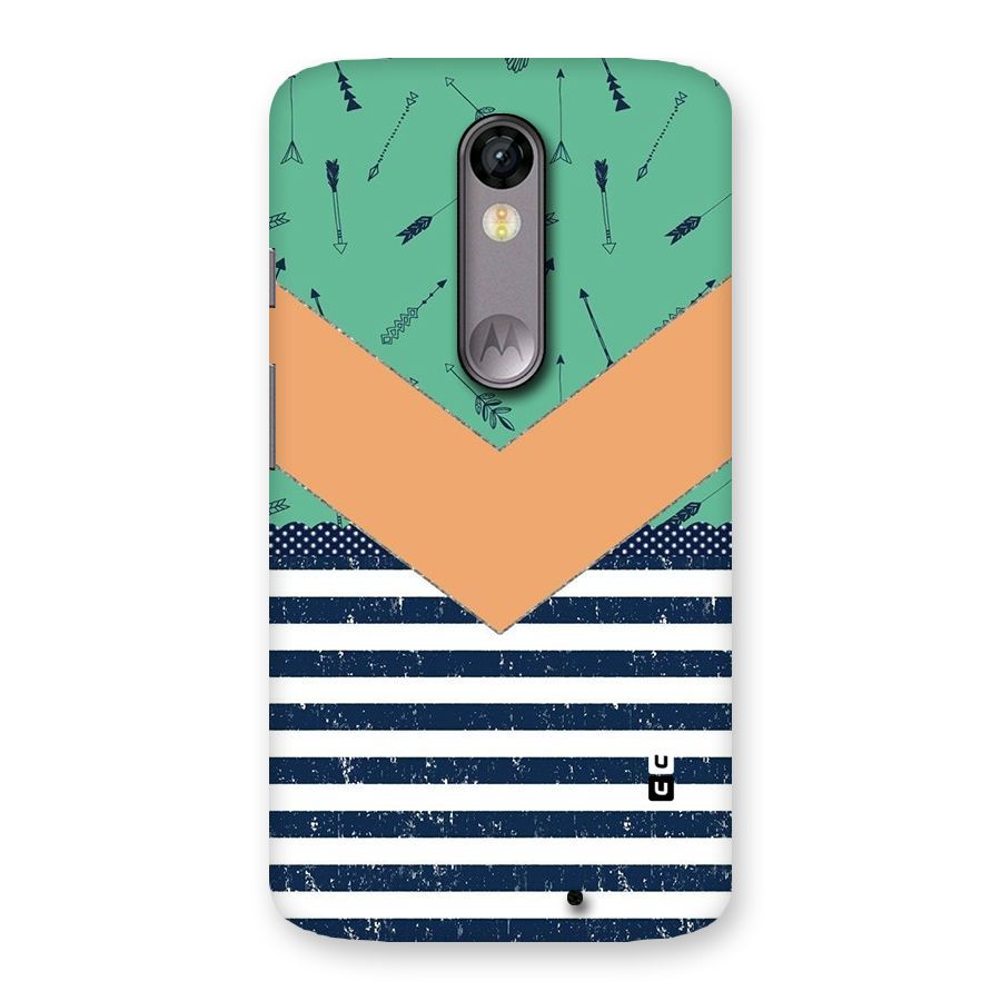 Arrows and Stripes Back Case for Moto X Force