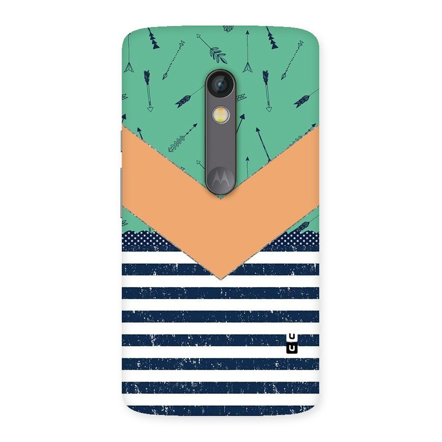 Arrows and Stripes Back Case for Moto X Play
