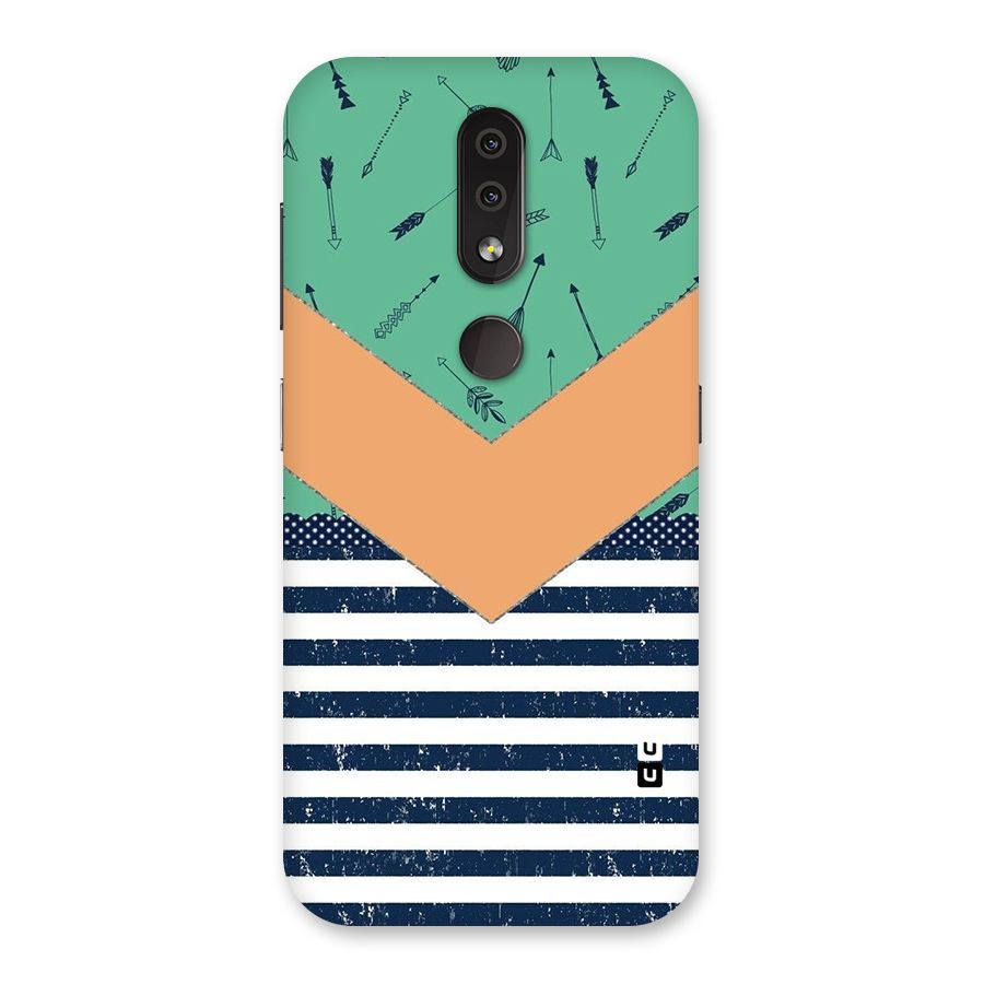 Arrows and Stripes Back Case for Nokia 4.2