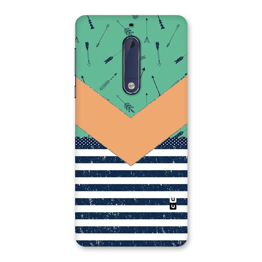 Arrows and Stripes Back Case for Nokia 5
