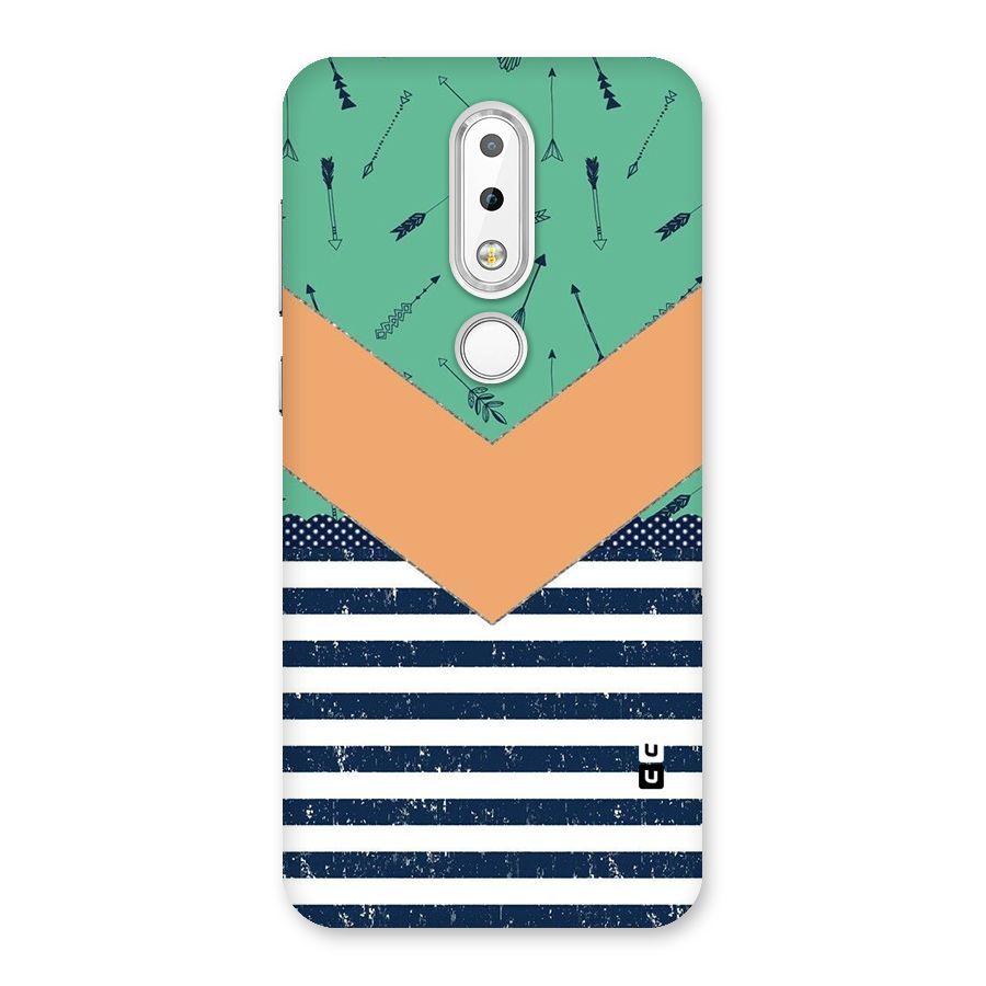 Arrows and Stripes Back Case for Nokia 6.1 Plus