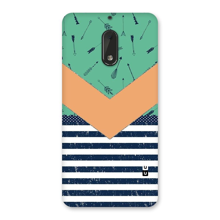 Arrows and Stripes Back Case for Nokia 6