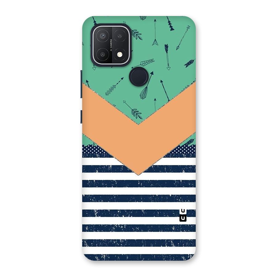 Arrows and Stripes Back Case for Oppo A15s