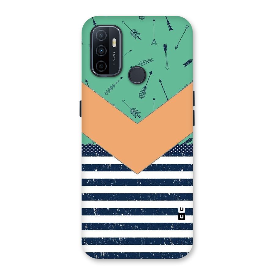 Arrows and Stripes Back Case for Oppo A32