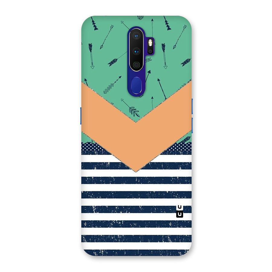 Arrows and Stripes Back Case for Oppo A9 (2020)